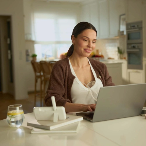 Двойна електрическа помпа за кърма с таймер Gentleflow PAT74770