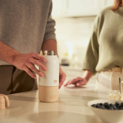 Термос за подгряване на бебешко мляко 2в1 Gaja Beige PAT74774