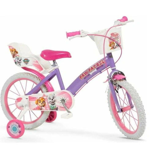 Детски велосипед със седалка за кукла 16цола Paw Patrol Girl PAT74946