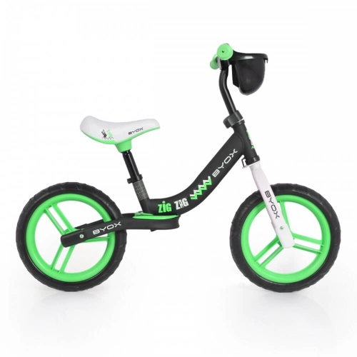 Детски балансиращ велосипед Zig Zag зелен | P45663