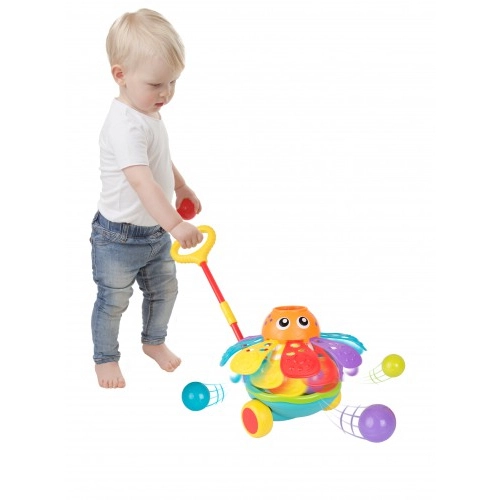 Детска активна играчка Playgro Октопод за бутане с топчета  - 3