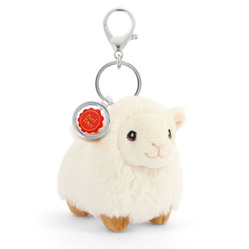 Детска плюшена играчка с клипс за раница Овца 12 см. PAT80922