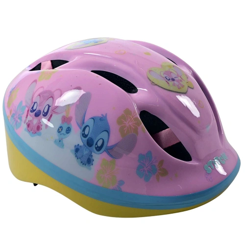 Детска розова предпазна каска Дисни Stitch PAT80944