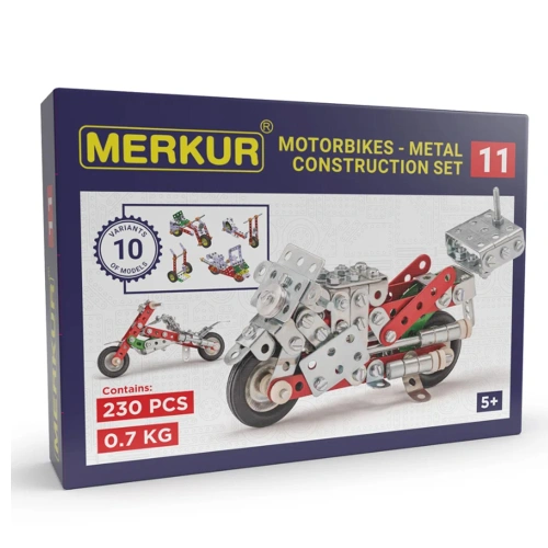 Детски метален конструктор Мотори 10 в 1 230 части PAT80968