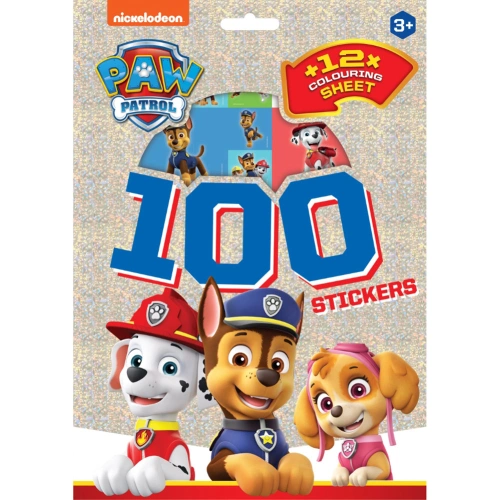 Детска книжка за оцветяване и холограмни стикери Paw Patrol PAT81083