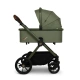 Комбинирана тъмно зелена бебешка количка 3в1 Giggle 4 Hoglet  - 8