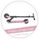 Розова детска сгъваема тротинетка Flexxi Cameo Pink  - 6