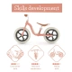 Детско колело за баланс с Eva гуми Charlie Lux Salmon  - 7