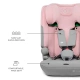 Детско столче за кола I-Comfy i-Size Pink  - 3