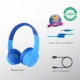 Сини детски слушалки с кабел MOTO JR200 BLUE  - 3
