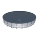 Тъмно сиво покривало Bestway за сглобяем басейн 466см 