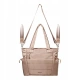 Бежова чанта за бебешка количка Cami  - 5