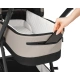 Комбинирана количка 3в1 с кош за новородено Mia Beige 2026  - 9
