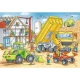 Детски занимателен пъзел 2x24 ел. Строителни машини в Бауст  - 3
