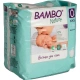Бебешки еко пелени Bambo Nature, размер 0, XXS, 1-3кг, 24 бр  - 2