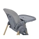 Сив детски стол за хранене Olive 2 Grey  - 12