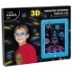 Детска синя магическа LED неонова дъска за 3D изображения  - 5