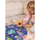 Детски кръгъл светещ пъзел Космос 25 XXL части  - 7