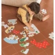 Детски занимателен пъзел 18 XXL части Зимни игри  - 4