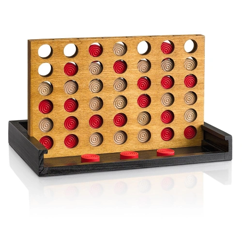 Детска дървена логическа игра 4 в редица  PAT82364