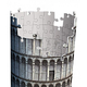Пъзел Наклонената кула в Пиза 3D Ravensburger