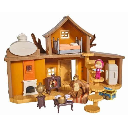 Комплект за игра Simba Big Bear House с Маша и Мечока | P49620