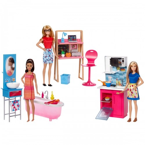 Кукли Barbie Room & Doll Кукла и мебели асортимент | P50258