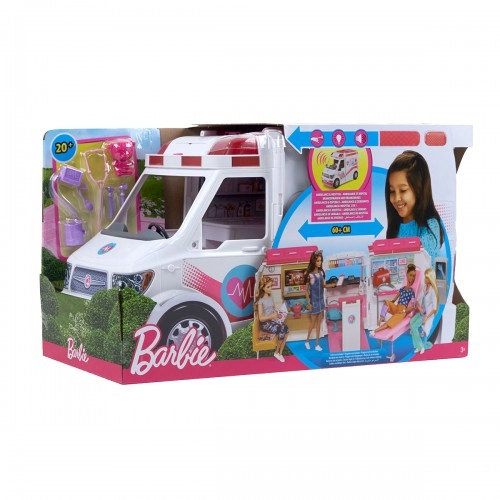 Игрови комплект Barbie Care Clinic Vehicle & Playset Линейка  - 5
