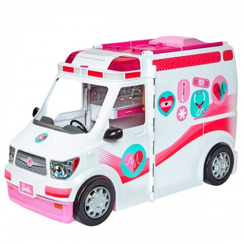 Игрови комплект Barbie Care Clinic Vehicle & Playset Линейка  - 1