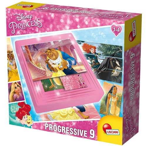 9 Нарастващи пъзела за най-малките Lisciani Disney Princess 5880 | P51197
