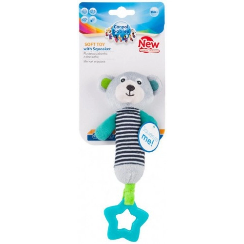 Бебешка плюшена играчка Canpol Babies Bears с дрънкалка | P52443