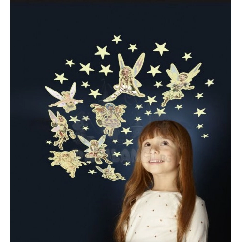 Детски стикери Brainstorm Glow Stars & Fairies светещи в тъмно | P52461