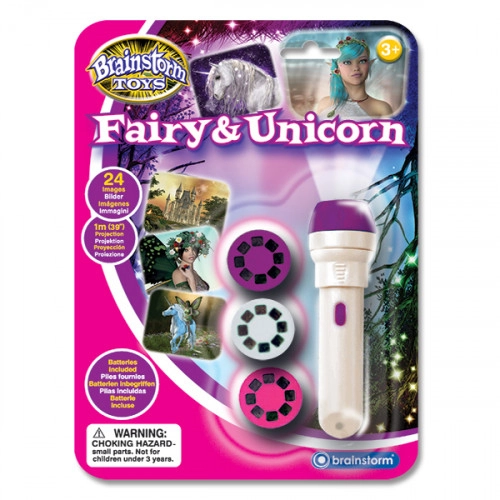 Детски проектор и фенерче Brainstorm Fairy & Unicorn | P52491