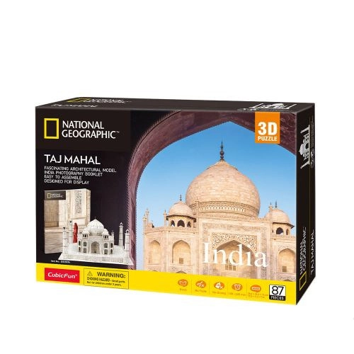Пъзел 3D Cubic Fun National Geographic India Taj Mahal  - 1
