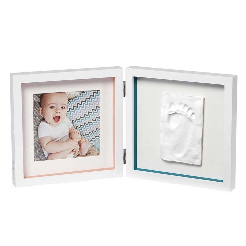 Рамка с глина Baby Art My Baby Style за отпечатък и снимка, бяла | P52688
