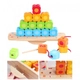 Детска дървена дидактическа играчка Pino Toys - 3 в 1  - 7