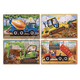 Дървени пъзели Работни машини 4в1 Melissa and Doug