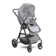 Детска количка Lorelli STARLIGHT Grey с кош за новородено  - 2