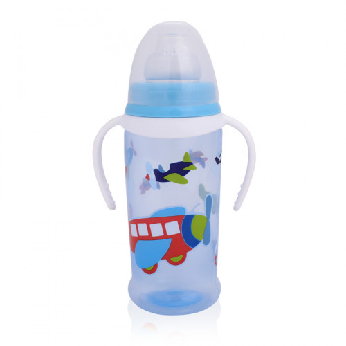 Шишета за хранене Lorelli Baby Care накрайник и ръкохватки 350мл | P57227