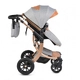 Комбинирана детска количка Moni Sofie, сива  - 3