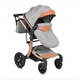 Комбинирана детска количка Moni Sofie, сива  - 1