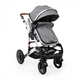 Комбинирана детска количка Moni Gala Premium, сива  - 1