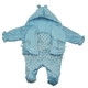 Бебешко одеяло тип дрешка Sevi Baby Синьо  - 1