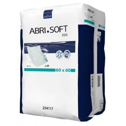Еднократни еко подложки за преповиване Abri-Soft Eco Blue 60 бр. | P59636
