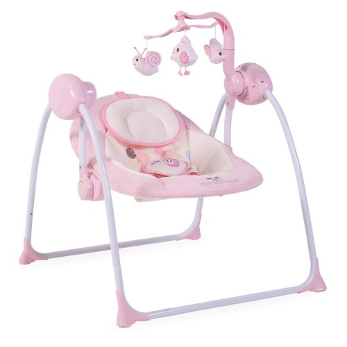 Бебешка люлка Cangaroo Baby Swing+ Pink за почивка и игра | P60276