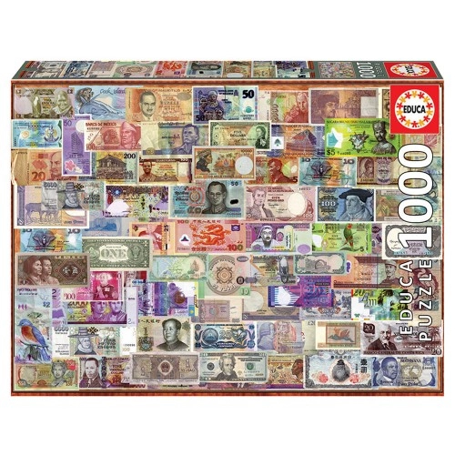Пъзел EDUCA 1000 World Banknotes Световни банкноти | P60317