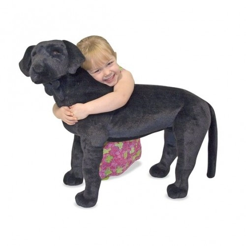 Голям плюшен лабрадор Melissa & Doug BLACK LAB Giant Stuffed | P63153