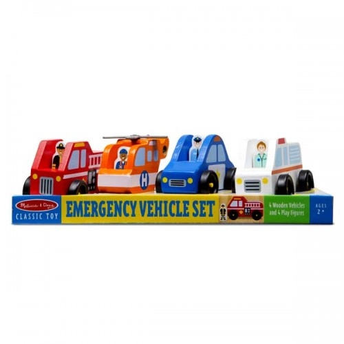 Спешен отряд дървени коли Melissa and Doug | P69397