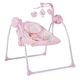 Бебешка люлка Cangaroo Baby Swing+ Pink за почивка и игра  - 1