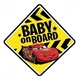 Знак „BABY ON BOARD“ за автомобил, Seven Disney CARS  - 1